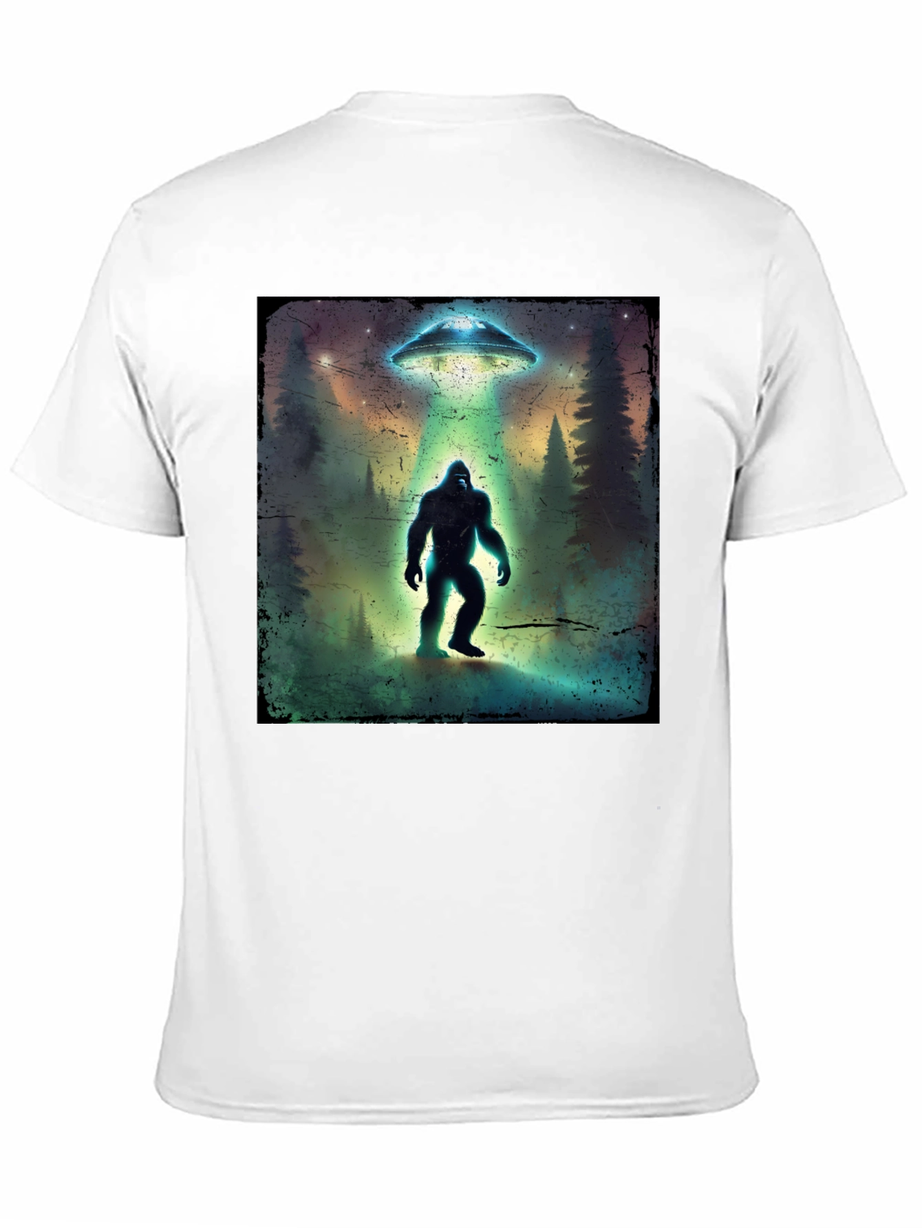 Bigfoot UFO T-Shirt - Cryptid Tee