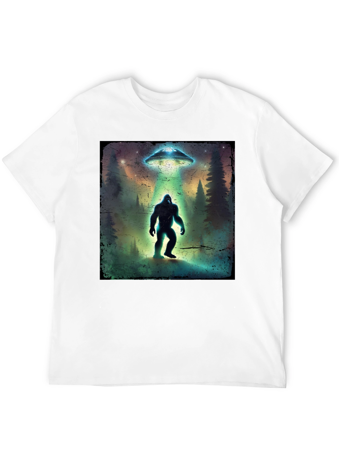 Bigfoot UFO T-Shirt - Cryptid Tee