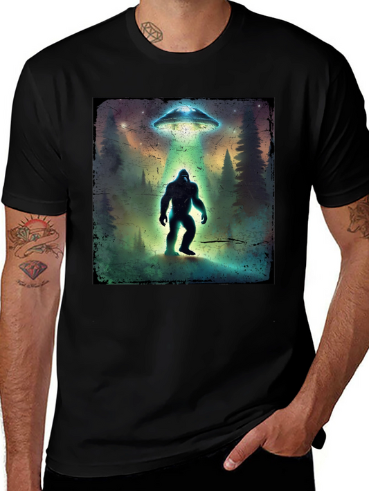 Bigfoot UFO T-Shirt - Cryptid Tee