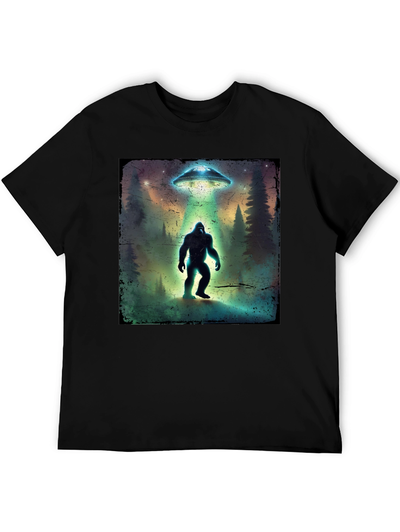 Bigfoot UFO T-Shirt - Cryptid Tee
