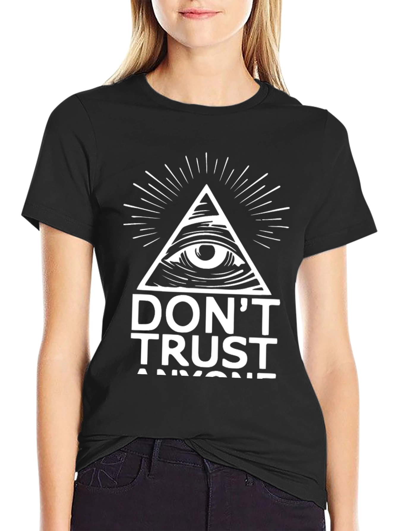 Mens Dont Trust Anyone Graphic Tee