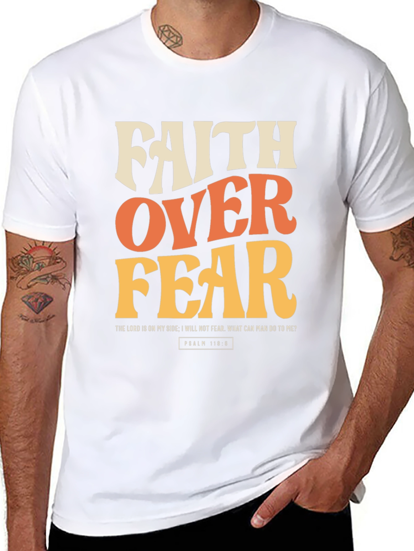 Faith Over Fear Graphic T-Shirt