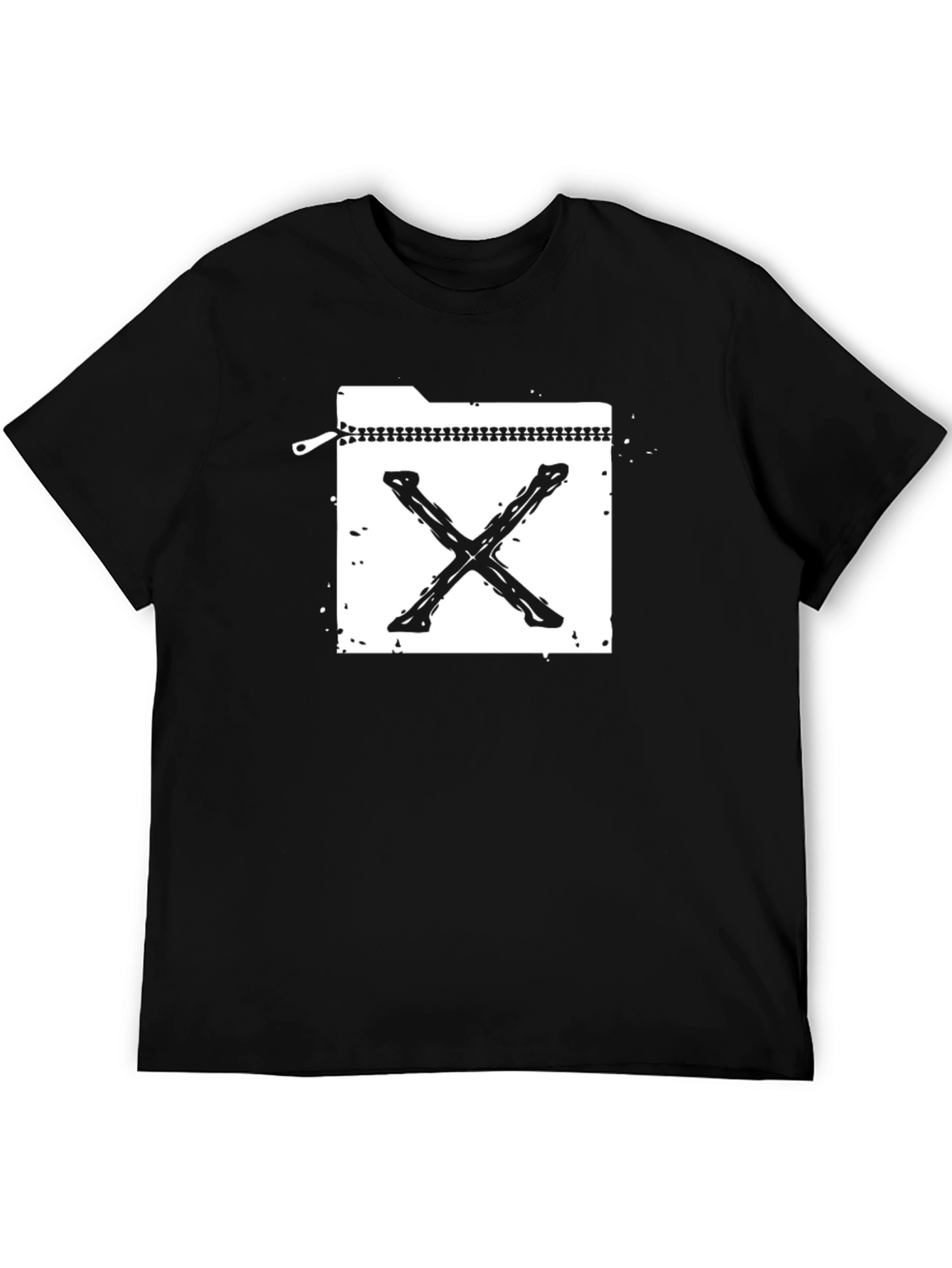 Grunge X File T-Shirt - Black