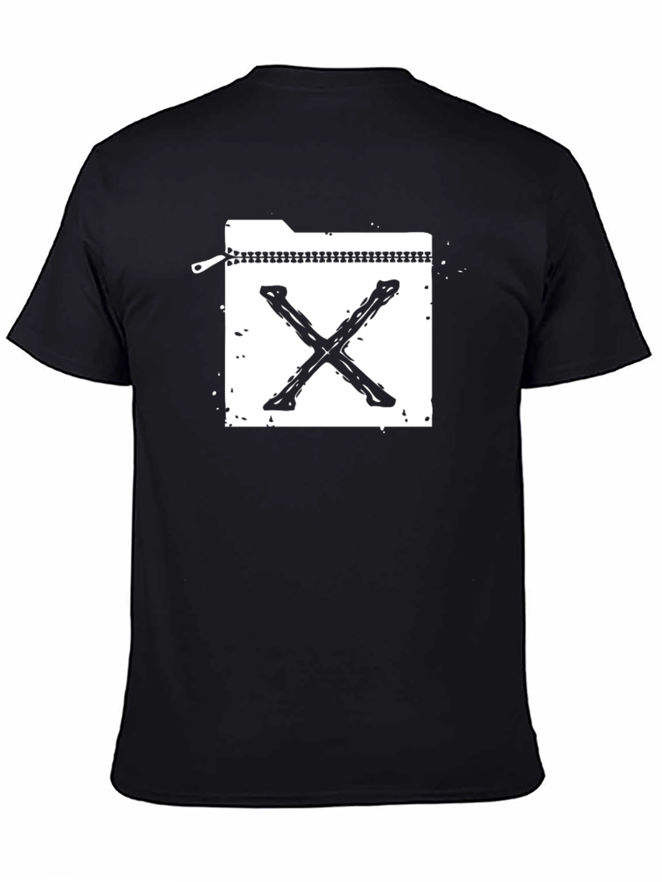 Grunge X File T-Shirt - Black