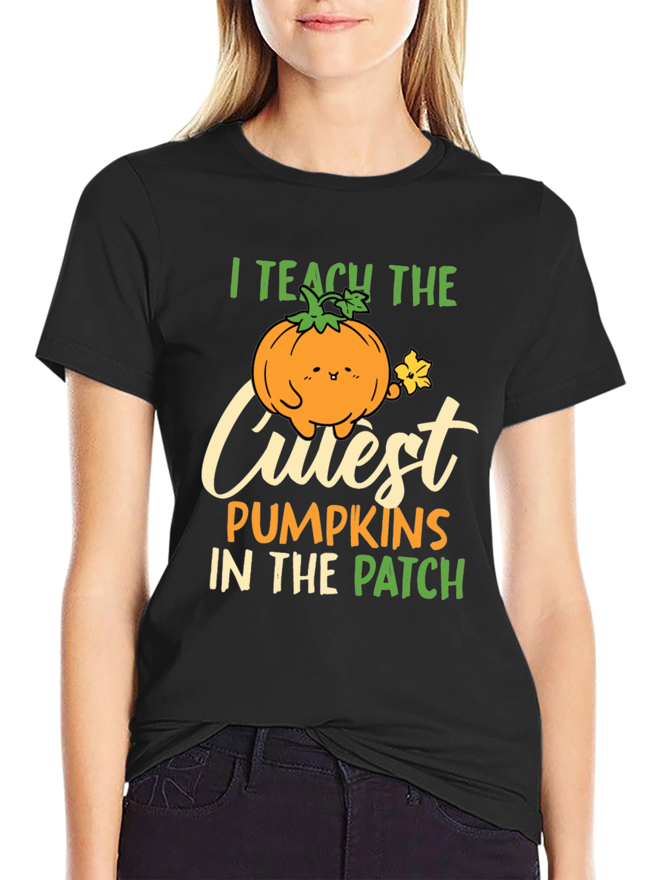 Teacher Halloween T-Shirt - Cutest Pumpkins