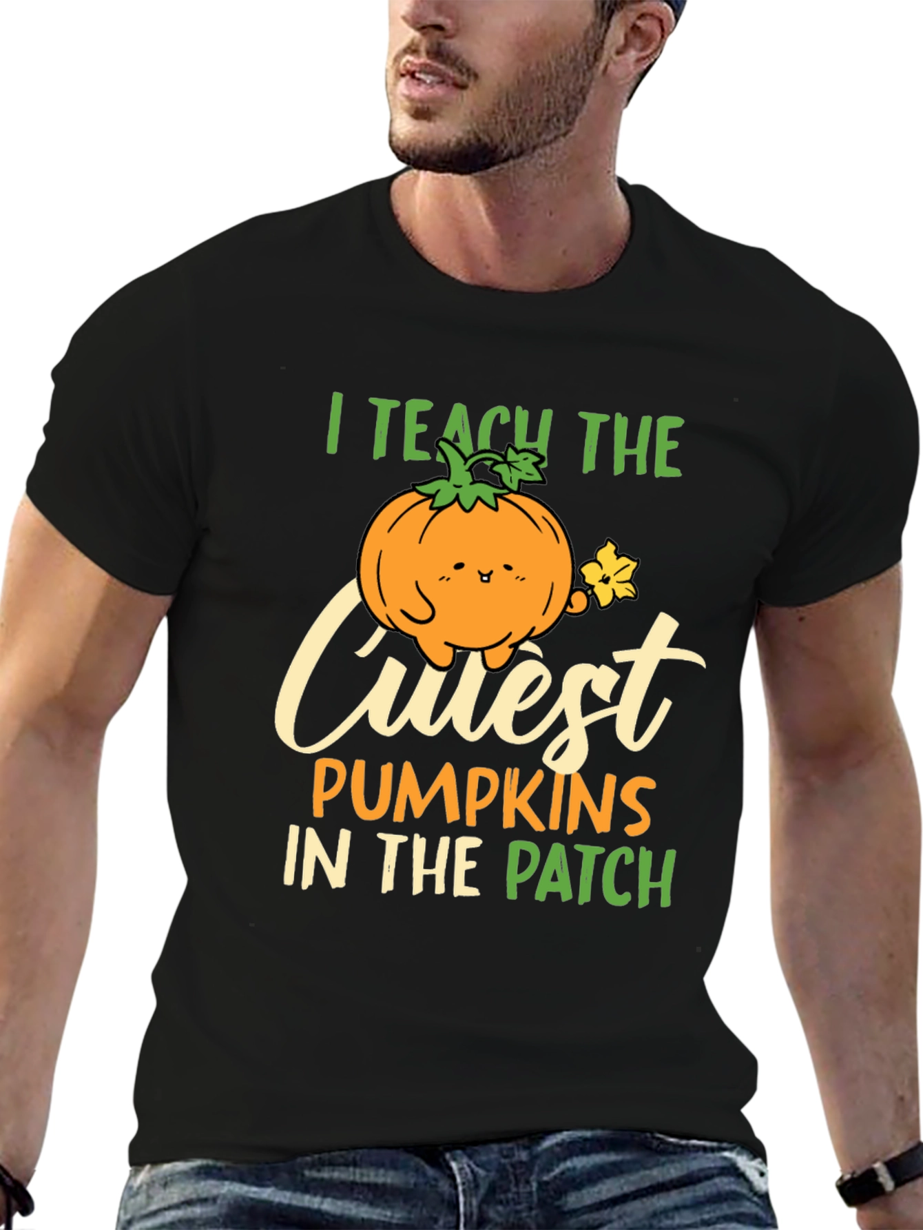 Teacher Halloween T-Shirt - Cutest Pumpkins