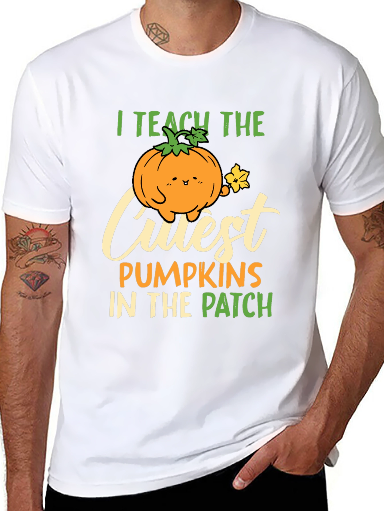 Teacher Halloween T-Shirt - Cutest Pumpkins