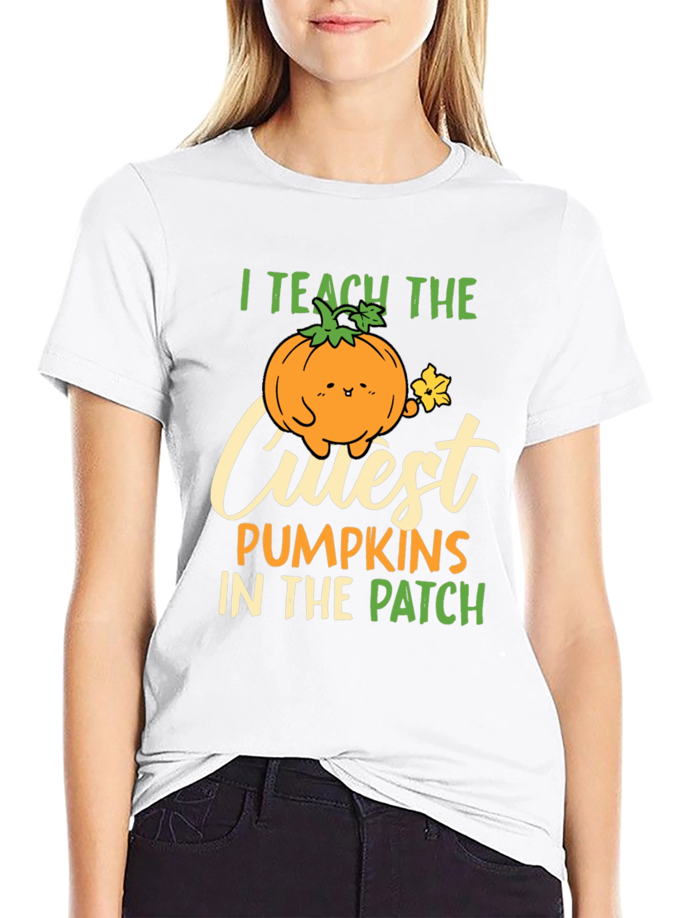 Teacher Halloween T-Shirt - Cutest Pumpkins