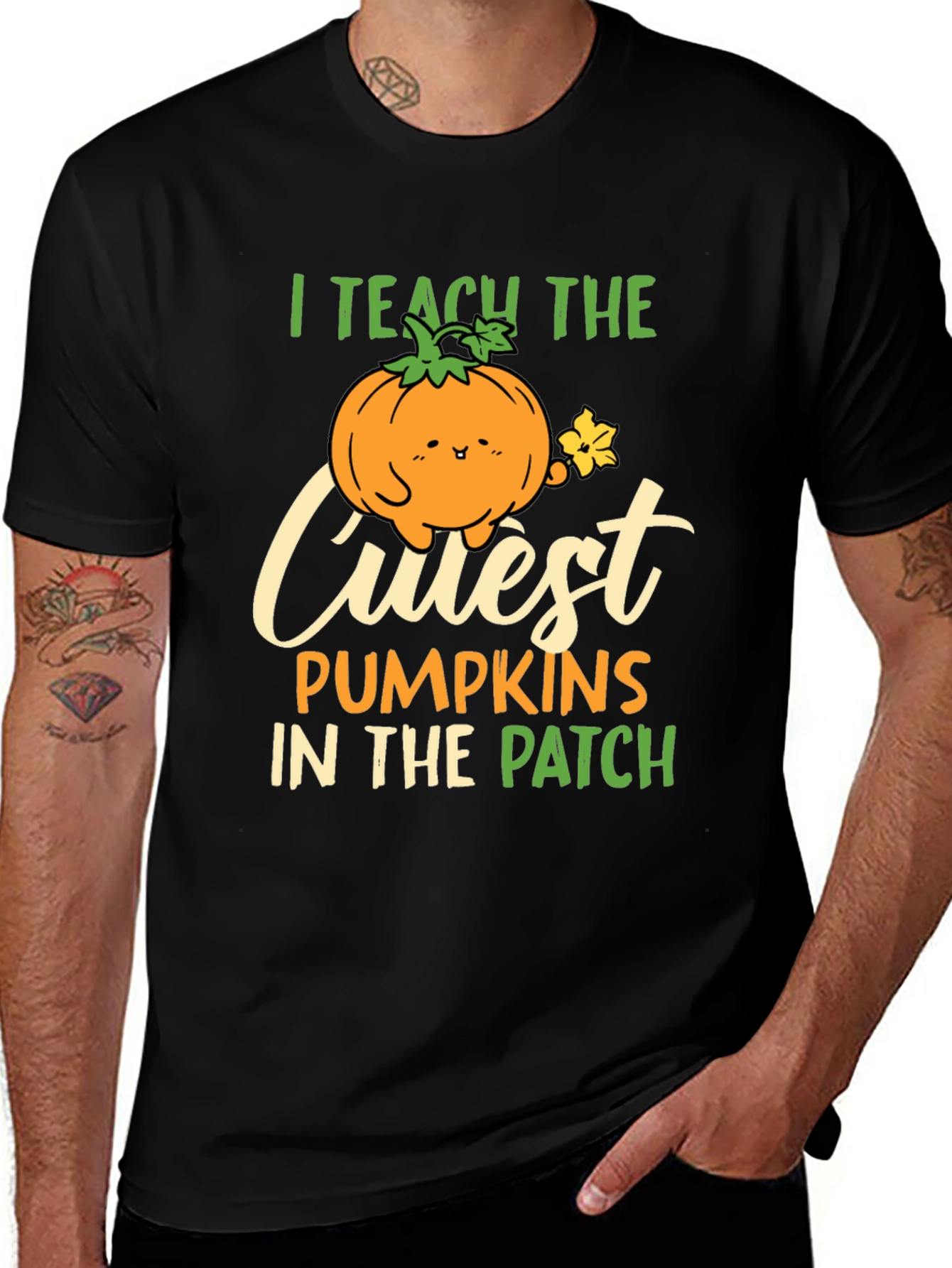 Teacher Halloween T-Shirt - Cutest Pumpkins