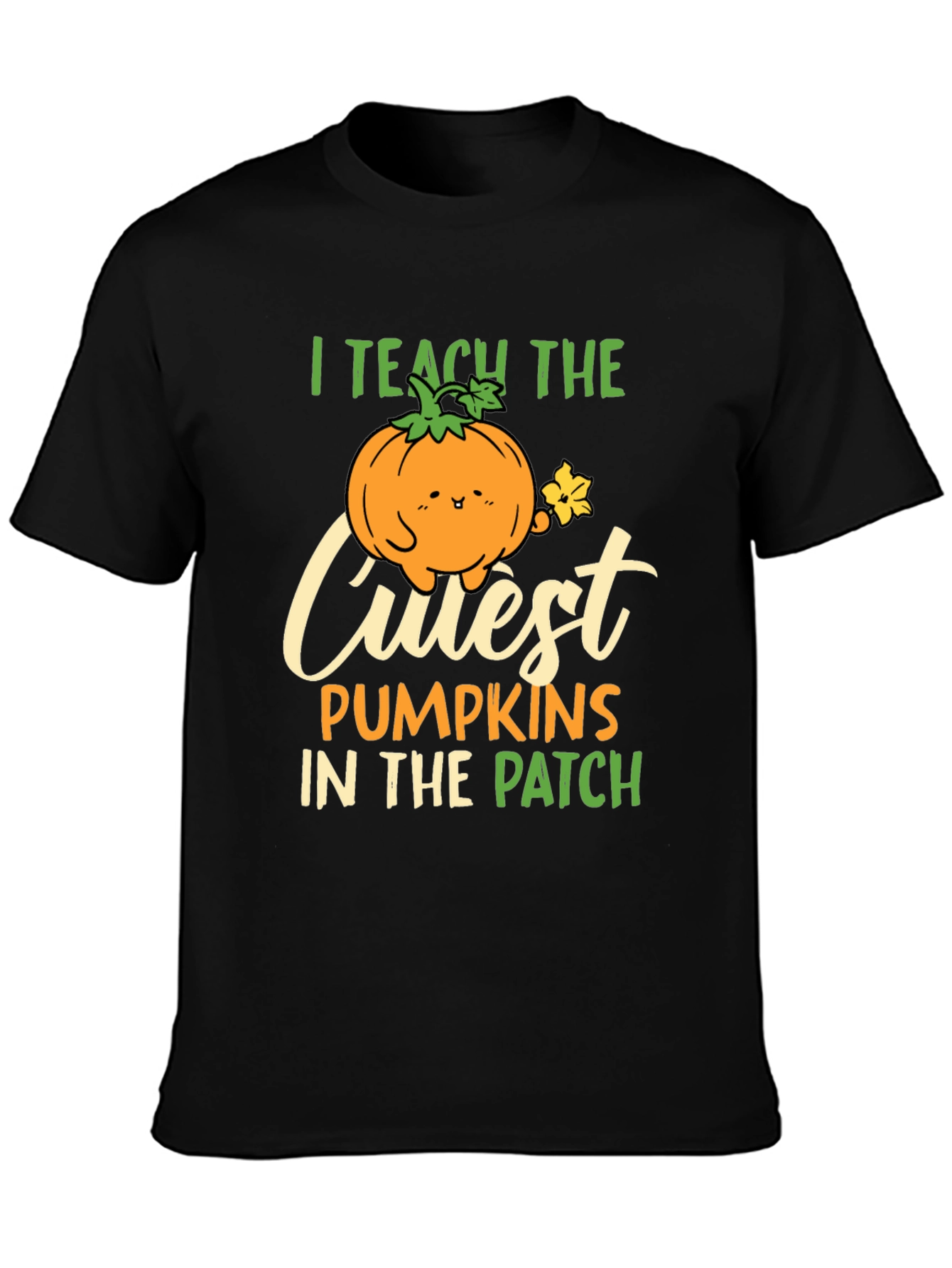Teacher Halloween T-Shirt - Cutest Pumpkins