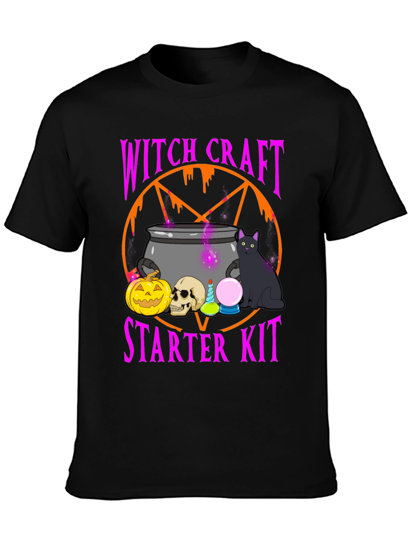 Witchcraft Starter Kit Black Graphic Tee