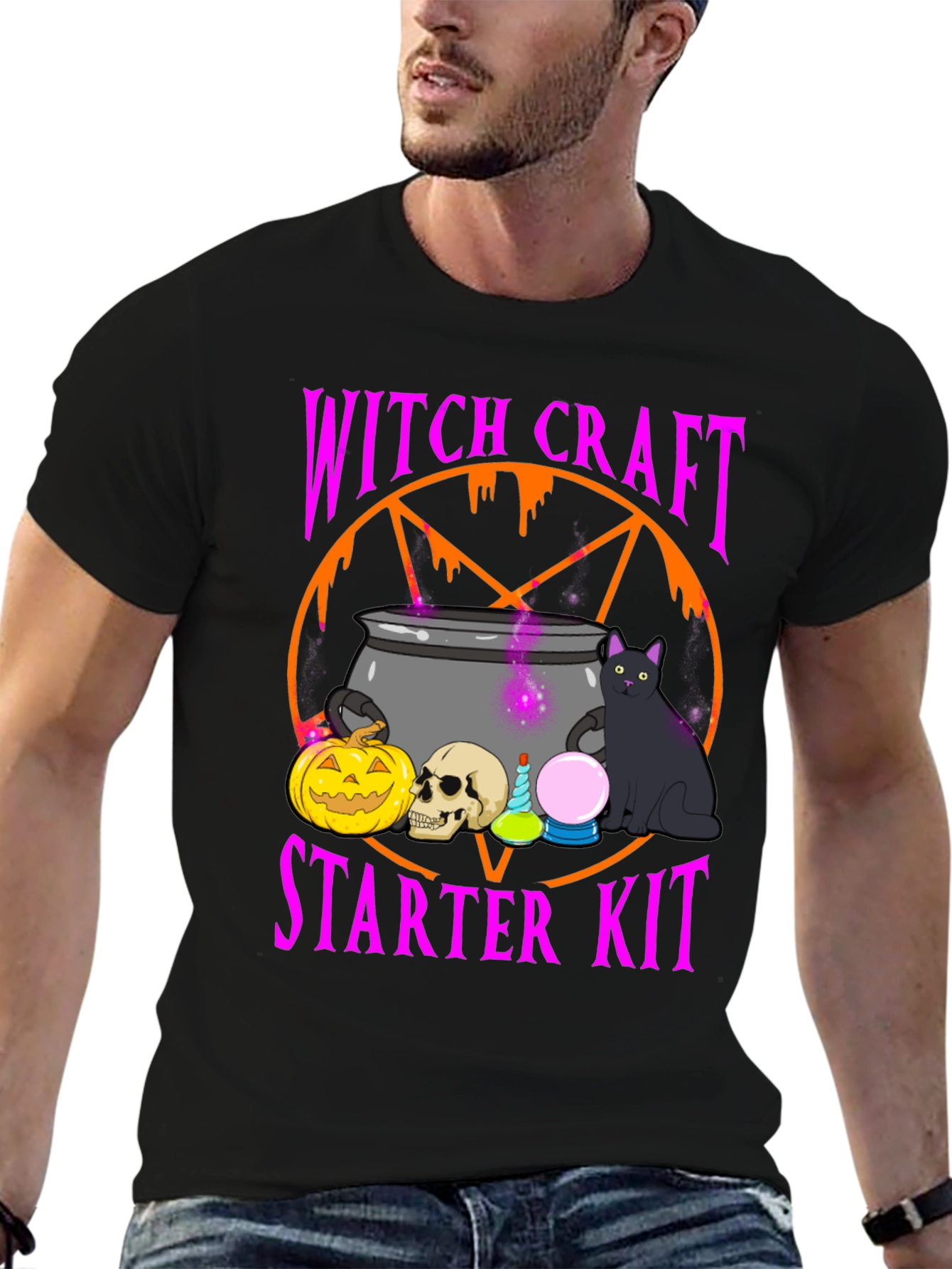 Witchcraft Starter Kit Black Graphic Tee