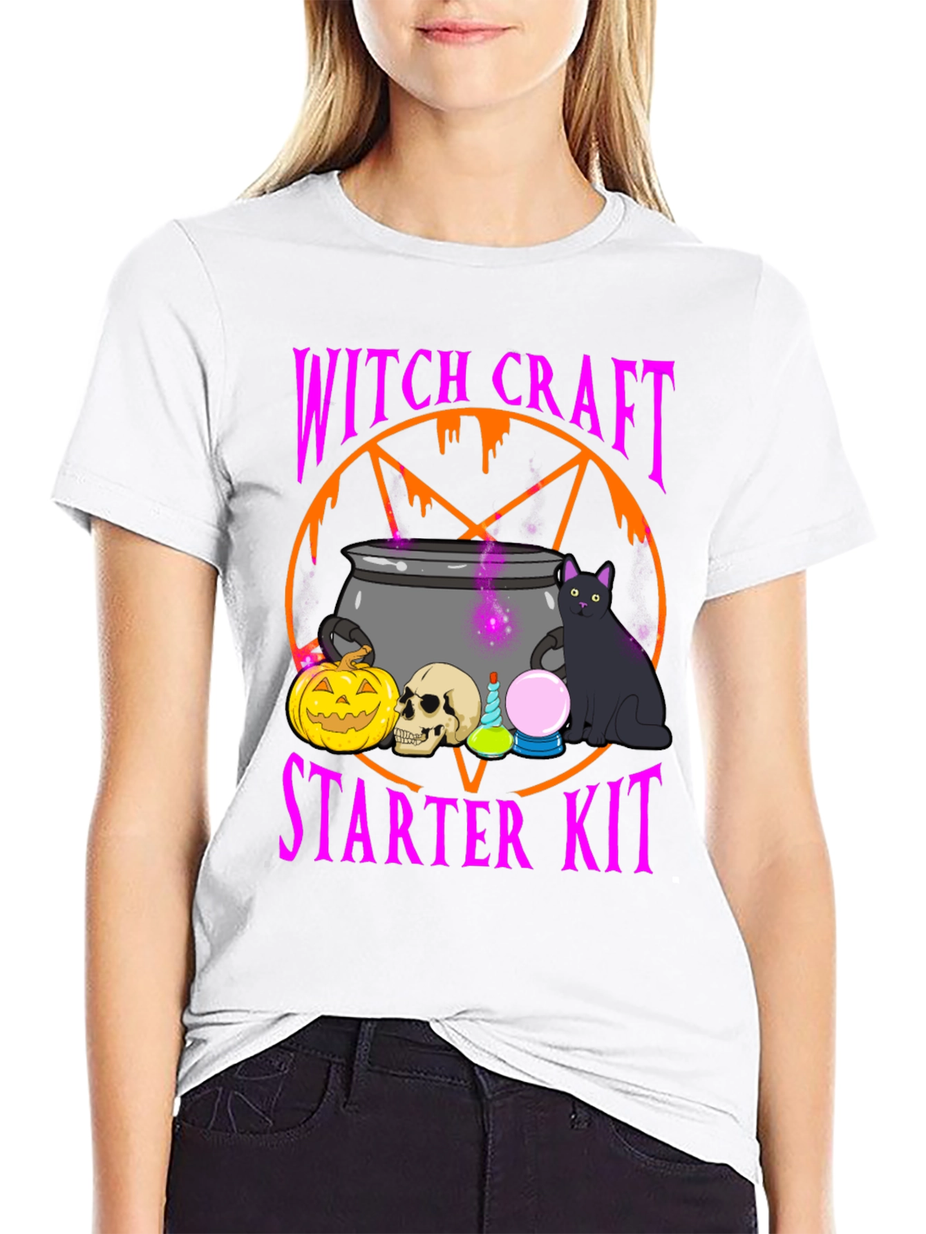 Witchcraft Starter Kit Black Graphic Tee