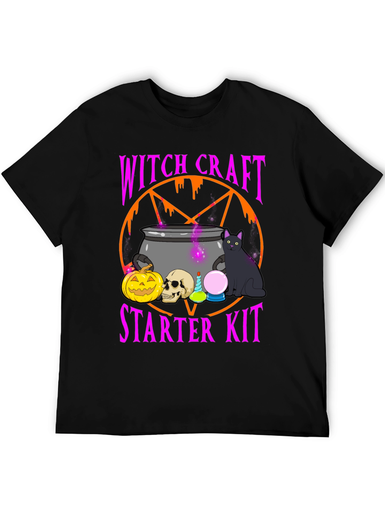 Witchcraft Starter Kit Black Graphic Tee
