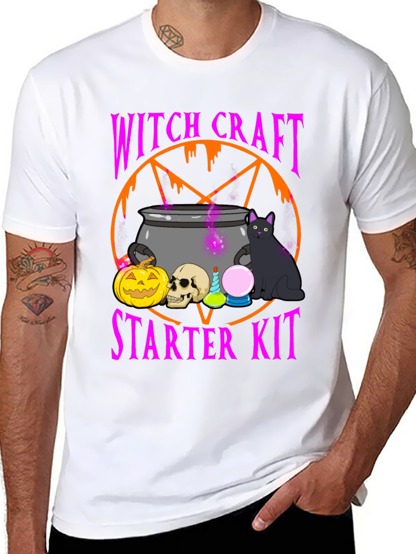 Witchcraft Starter Kit Black Graphic Tee