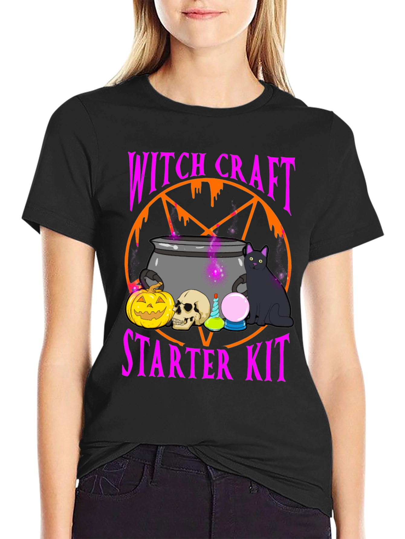 Witchcraft Starter Kit Black Graphic Tee