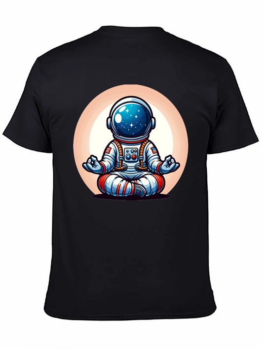 Meditating Astronaut Graphic Tee