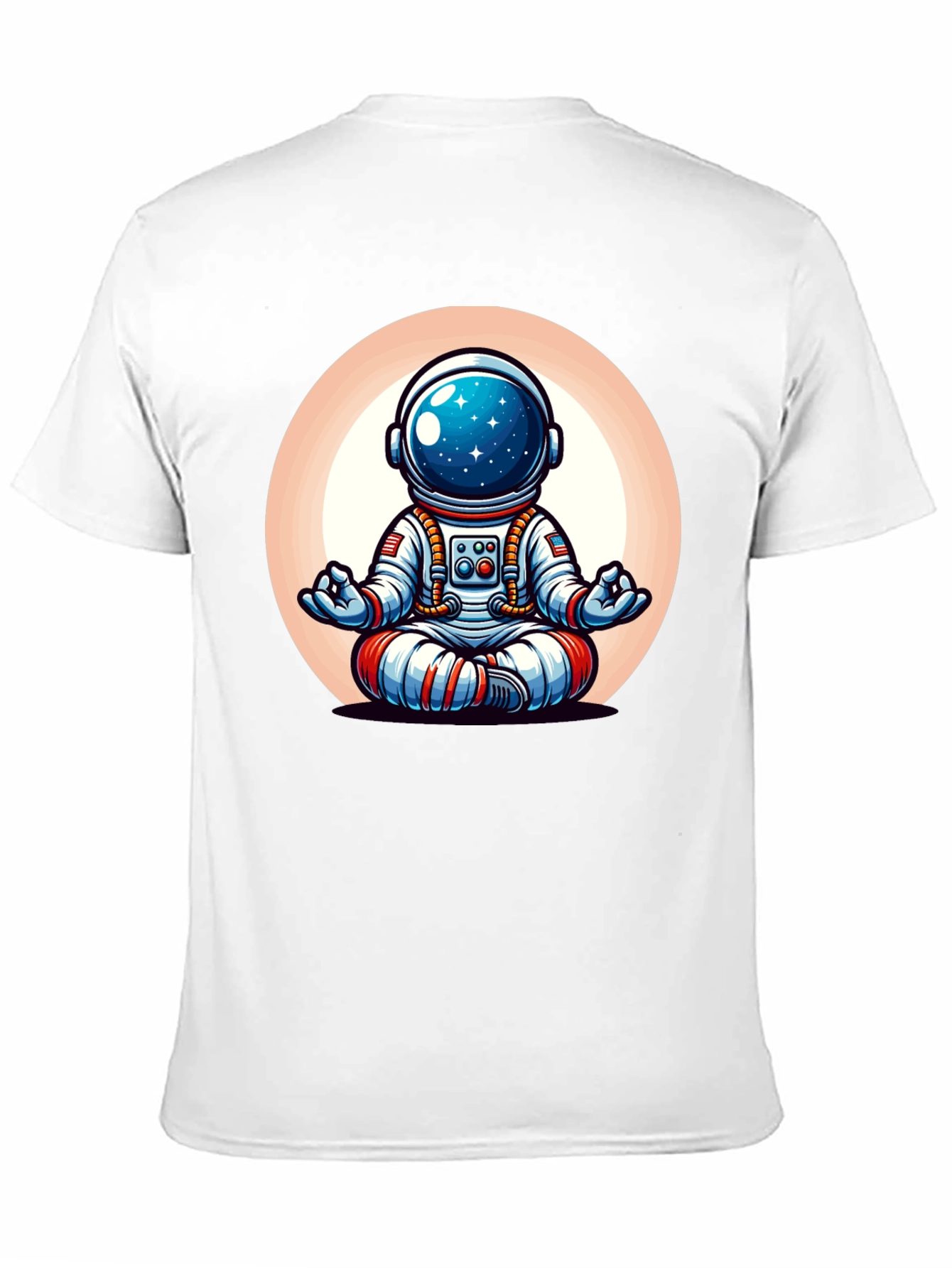 Meditating Astronaut Graphic Tee