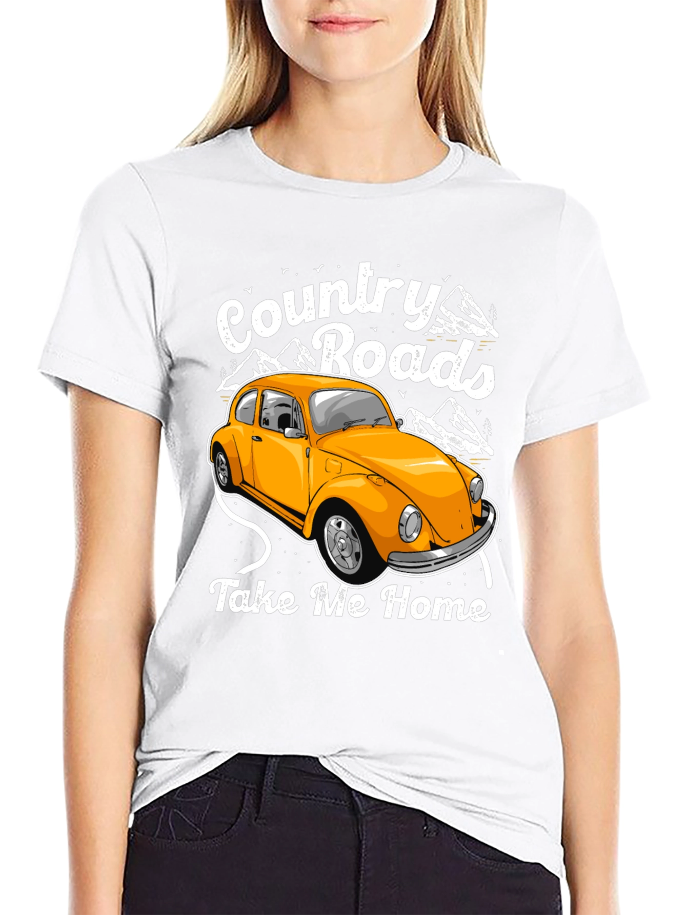 Country Roads Car Graphic T-Shirt