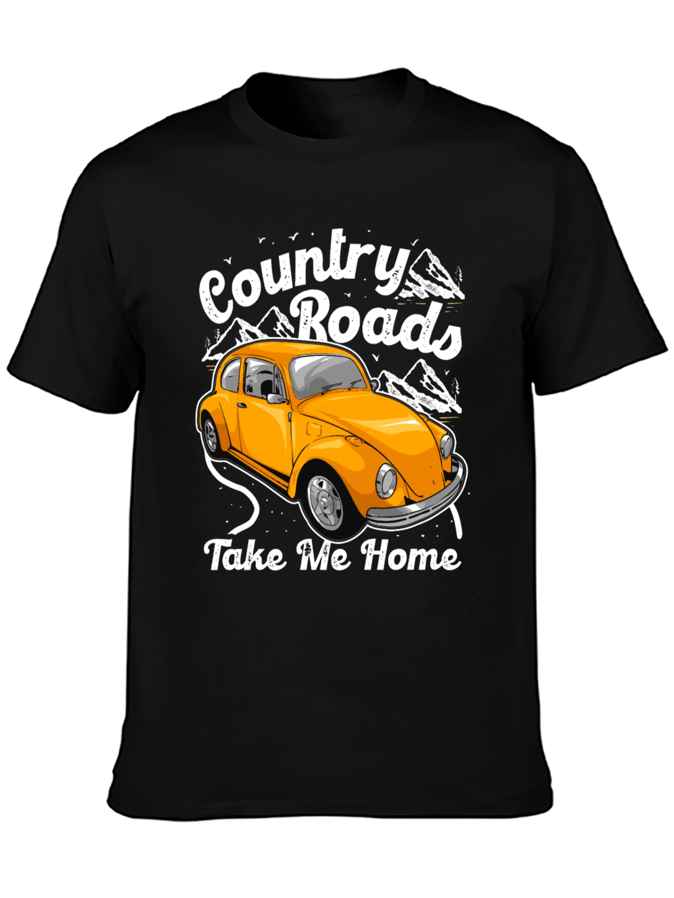Country Roads Car Graphic T-Shirt