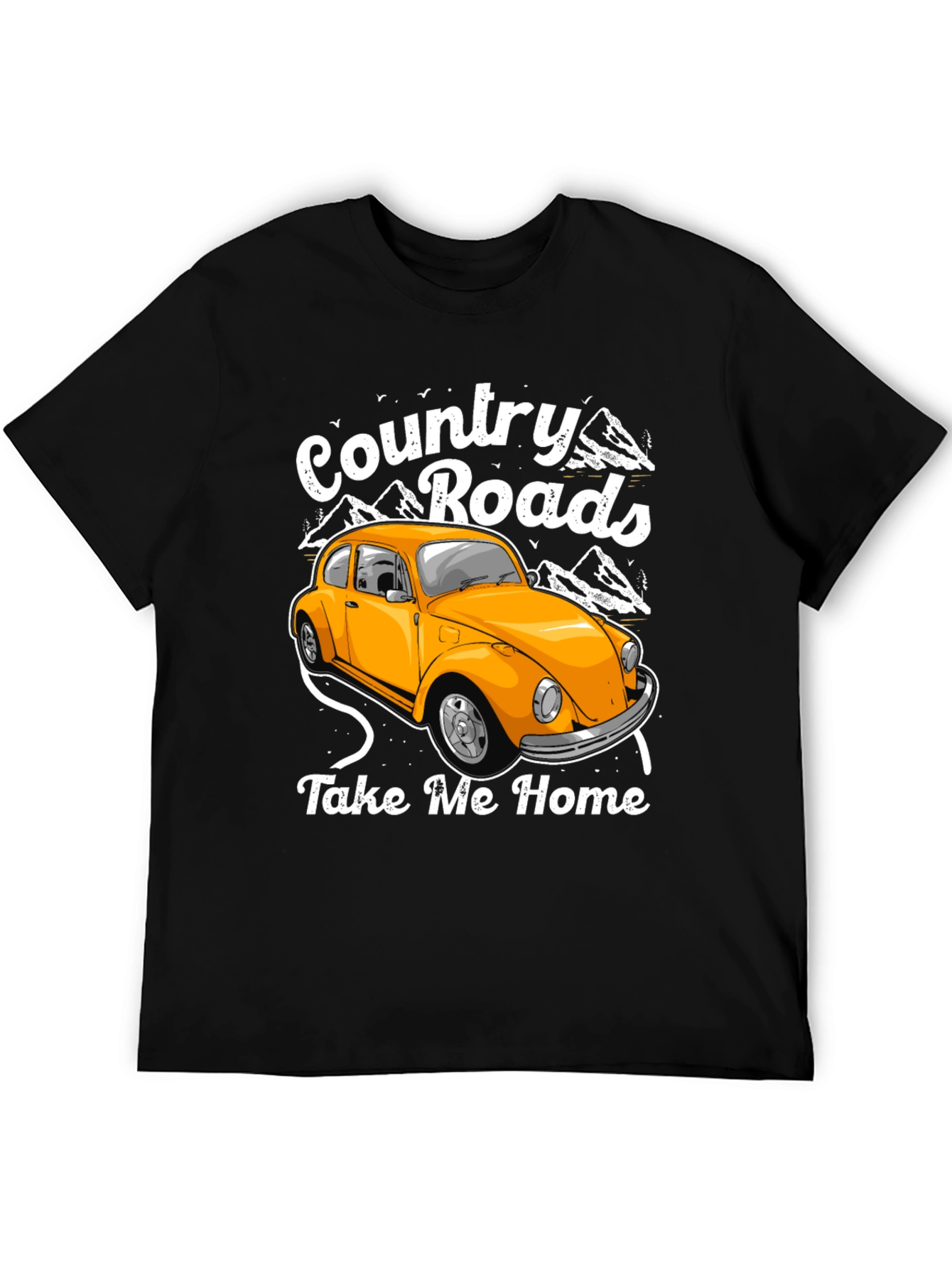 Country Roads Car Graphic T-Shirt