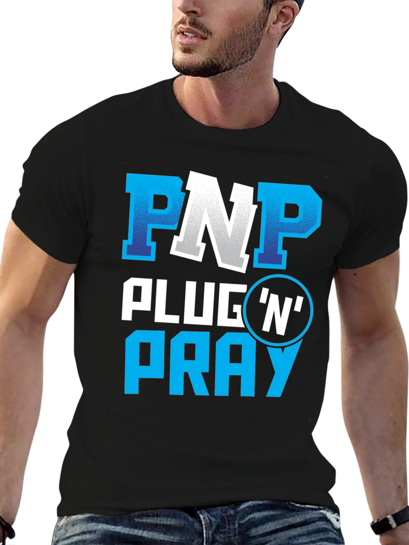 PNP Plug N Pray Graphic Tee