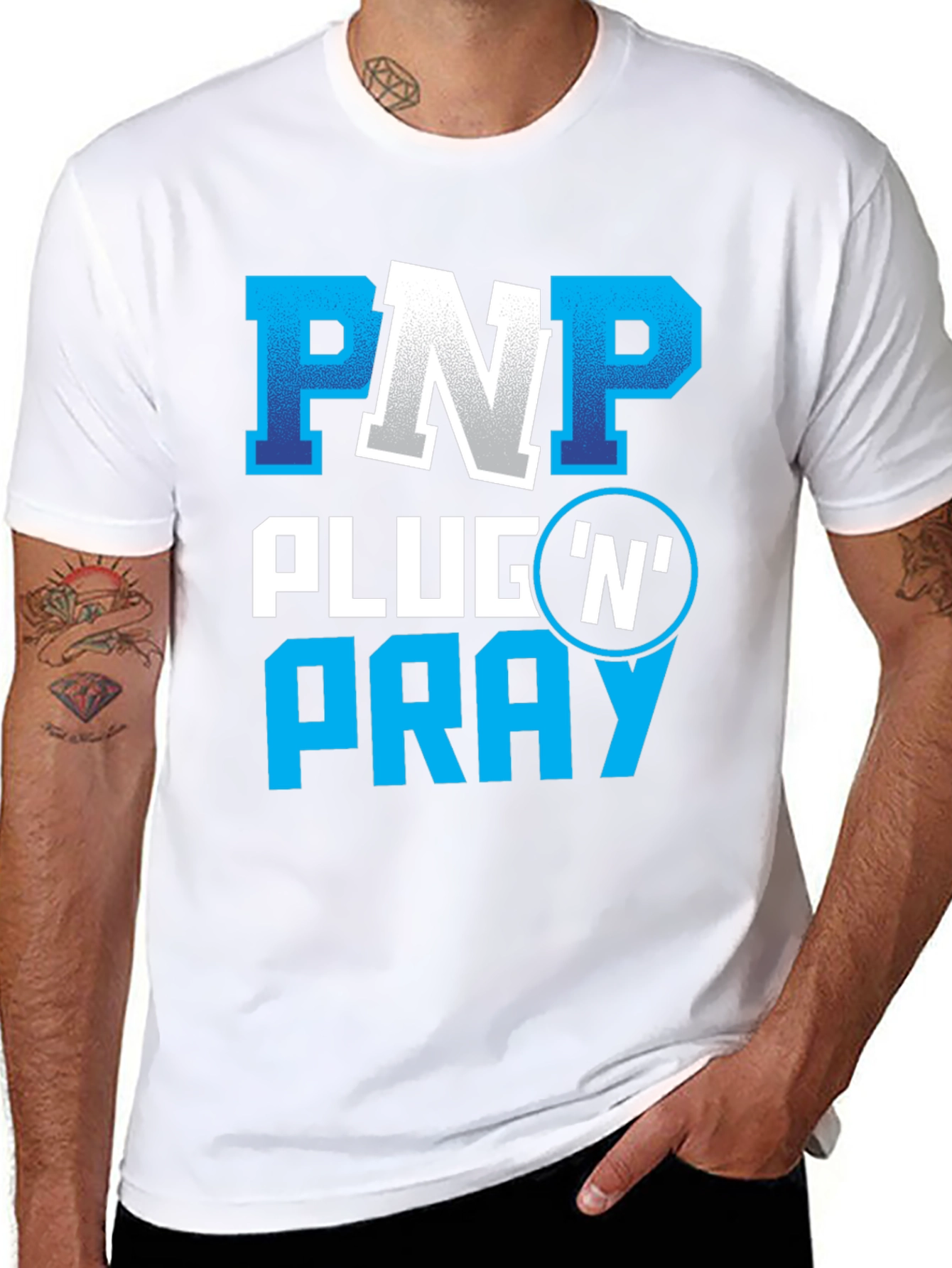 PNP Plug N Pray Graphic Tee