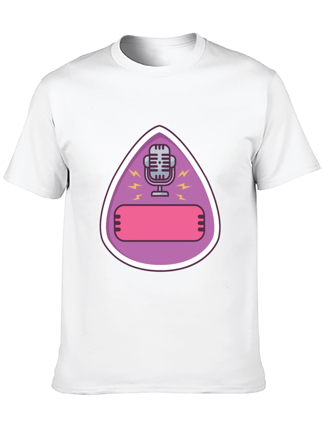 Podcast Microphone Graphic T-Shirt