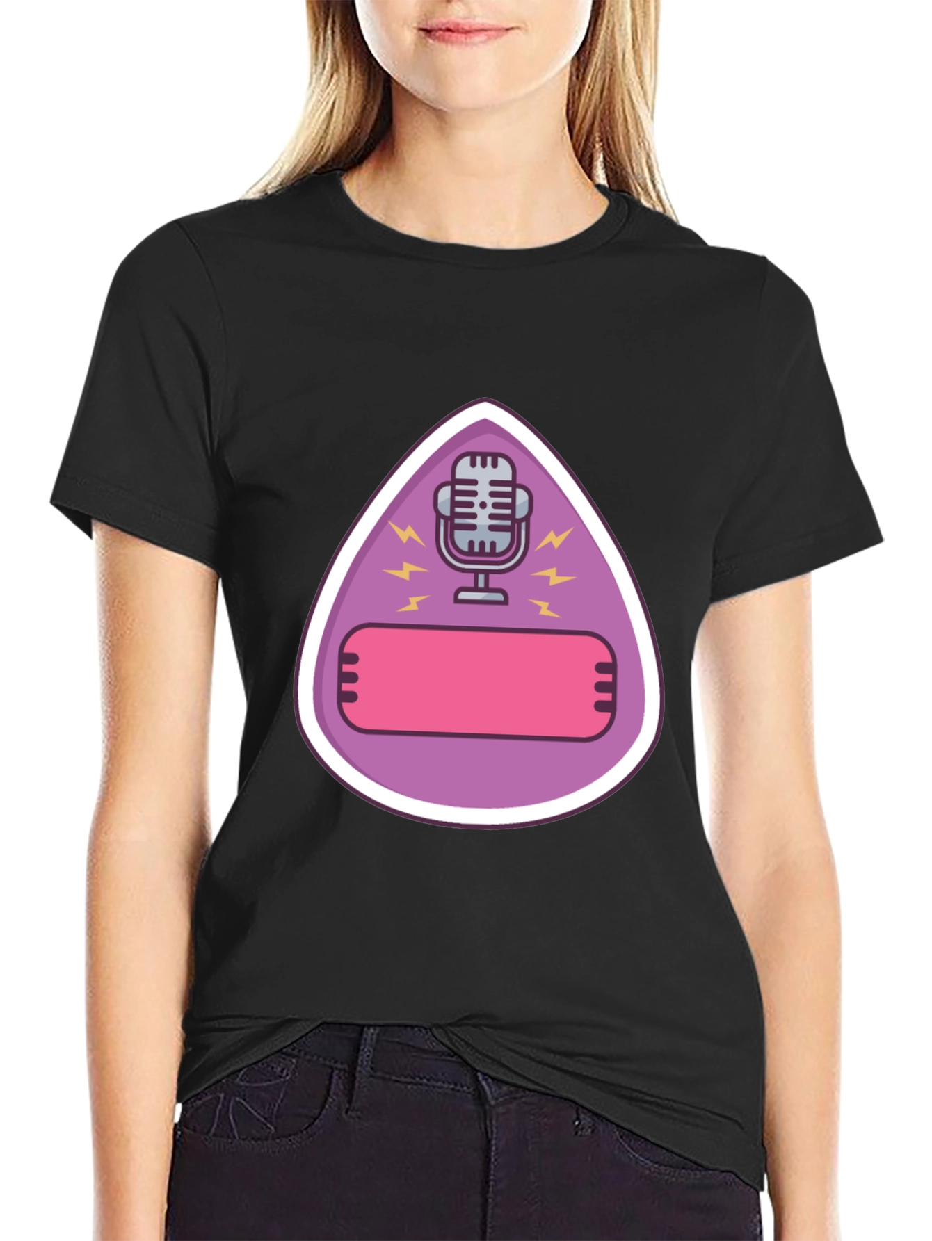 Podcast Microphone Graphic T-Shirt