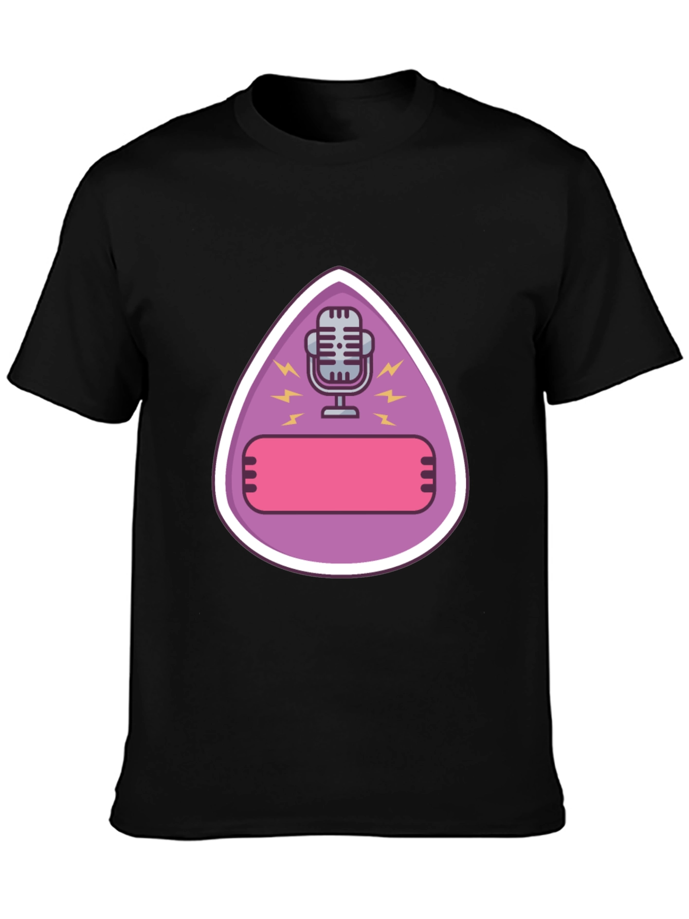 Podcast Microphone Graphic T-Shirt