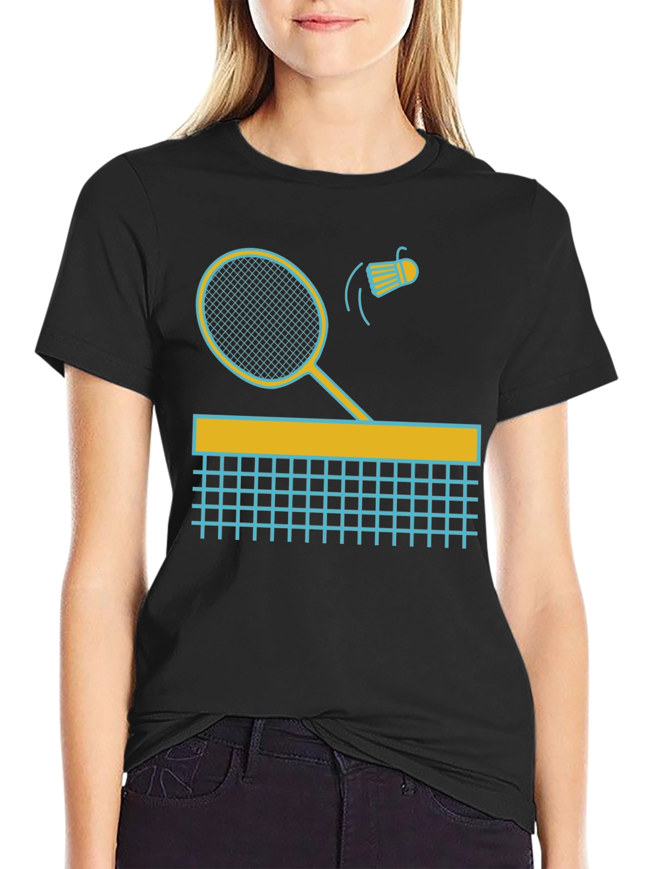 Badminton Graphic Tee - Smash Your Style!