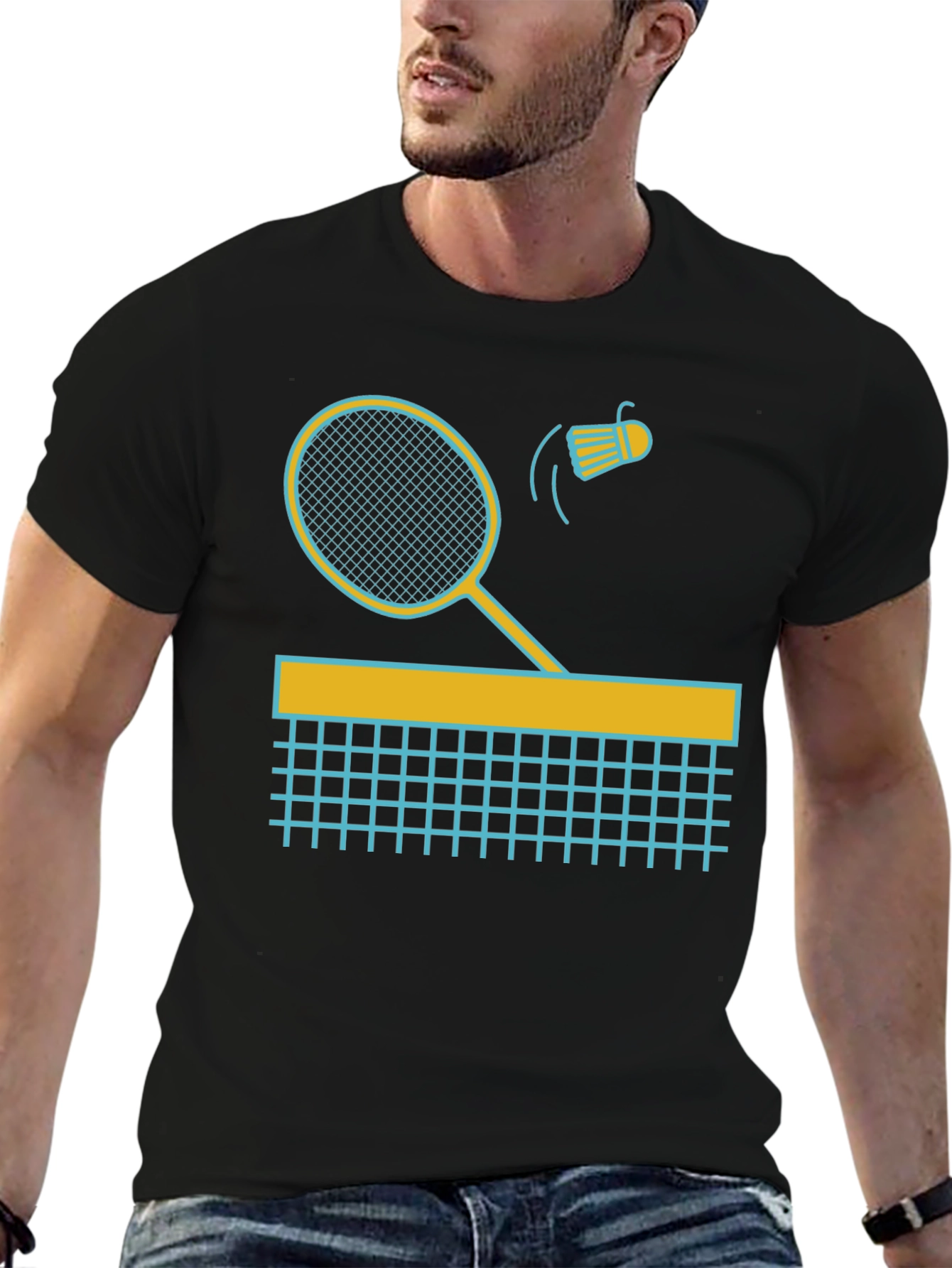 Badminton Graphic Tee - Smash Your Style!