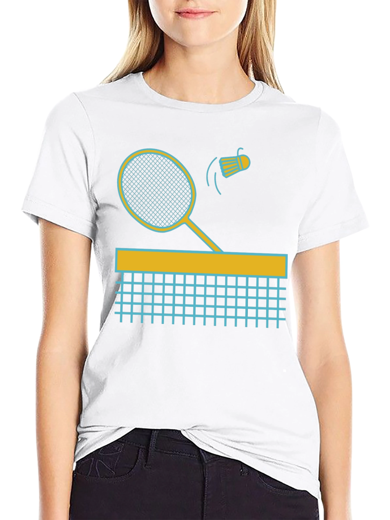 Badminton Graphic Tee - Smash Your Style!