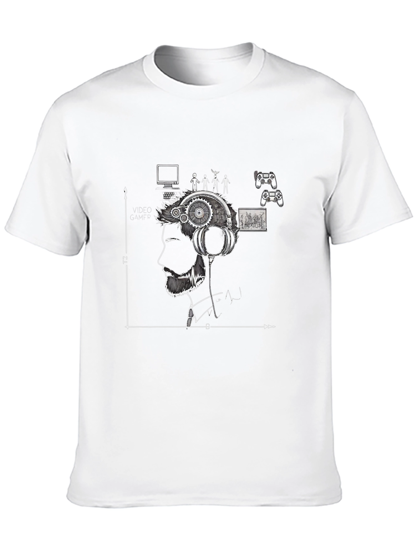 Gamer Mind T-Shirt - Black Graphic Tee