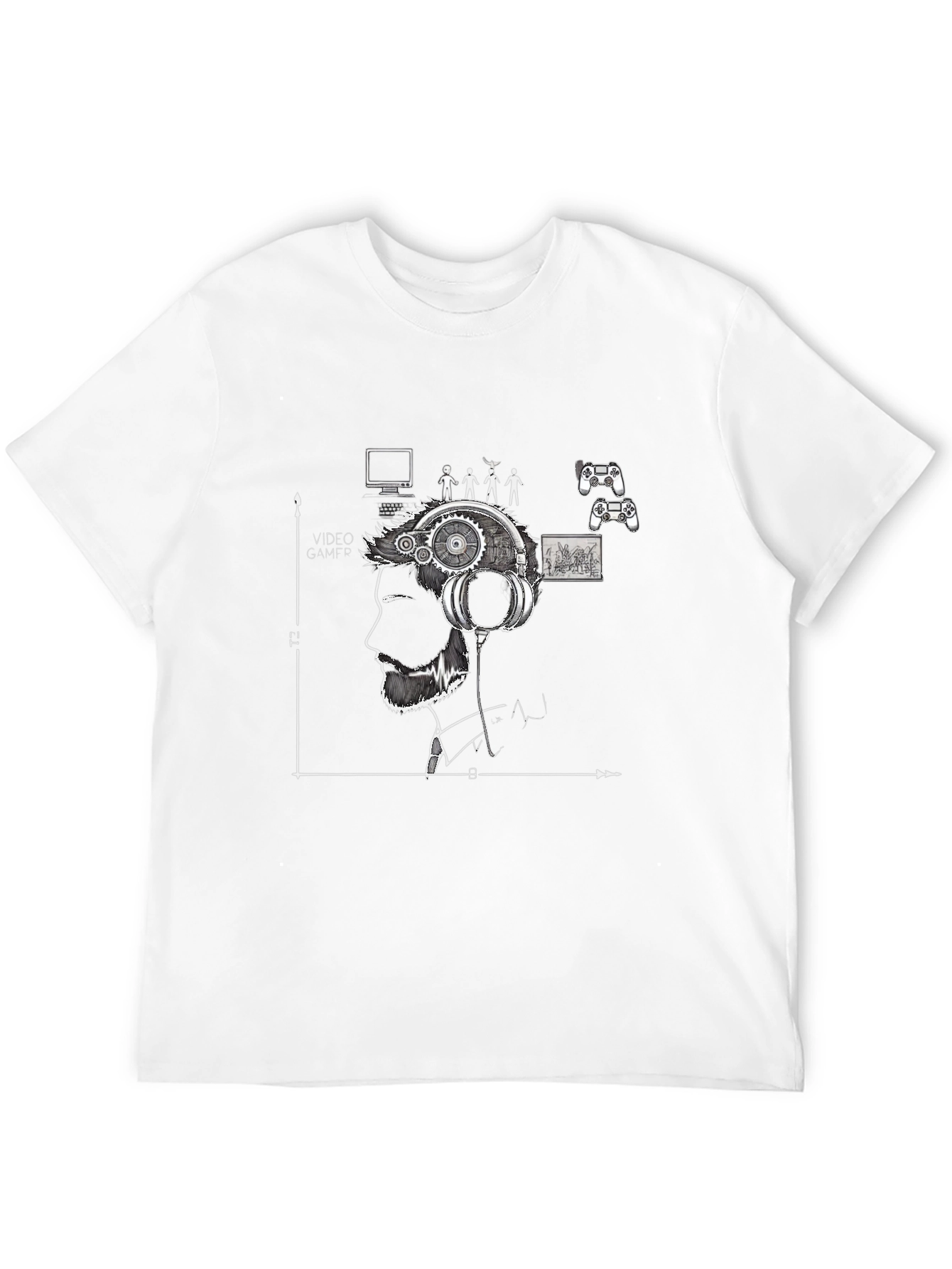 Gamer Mind T-Shirt - Black Graphic Tee