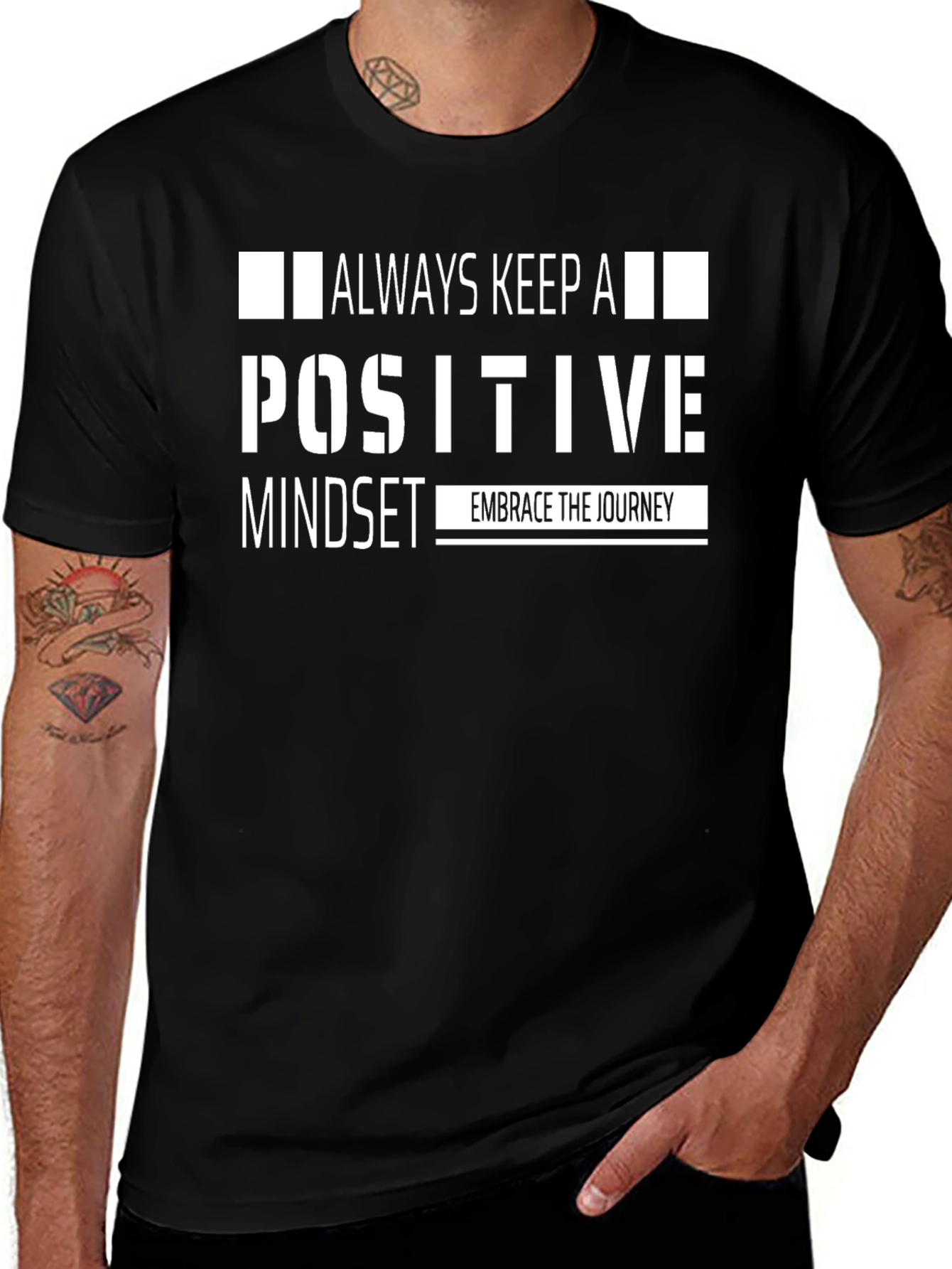 Positive Mindset T-Shirt - Embrace the Journey
