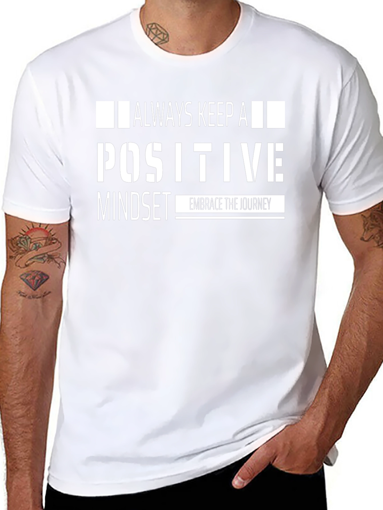 Positive Mindset T-Shirt - Embrace the Journey