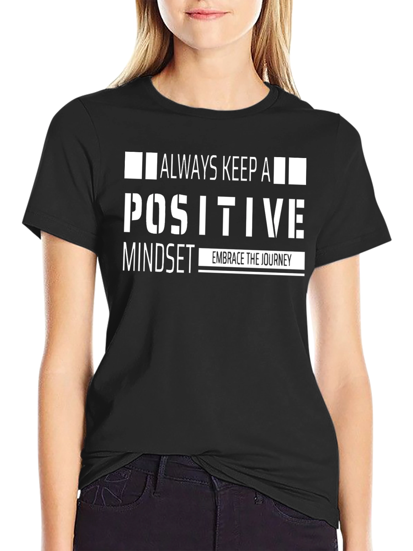 Positive Mindset T-Shirt - Embrace the Journey