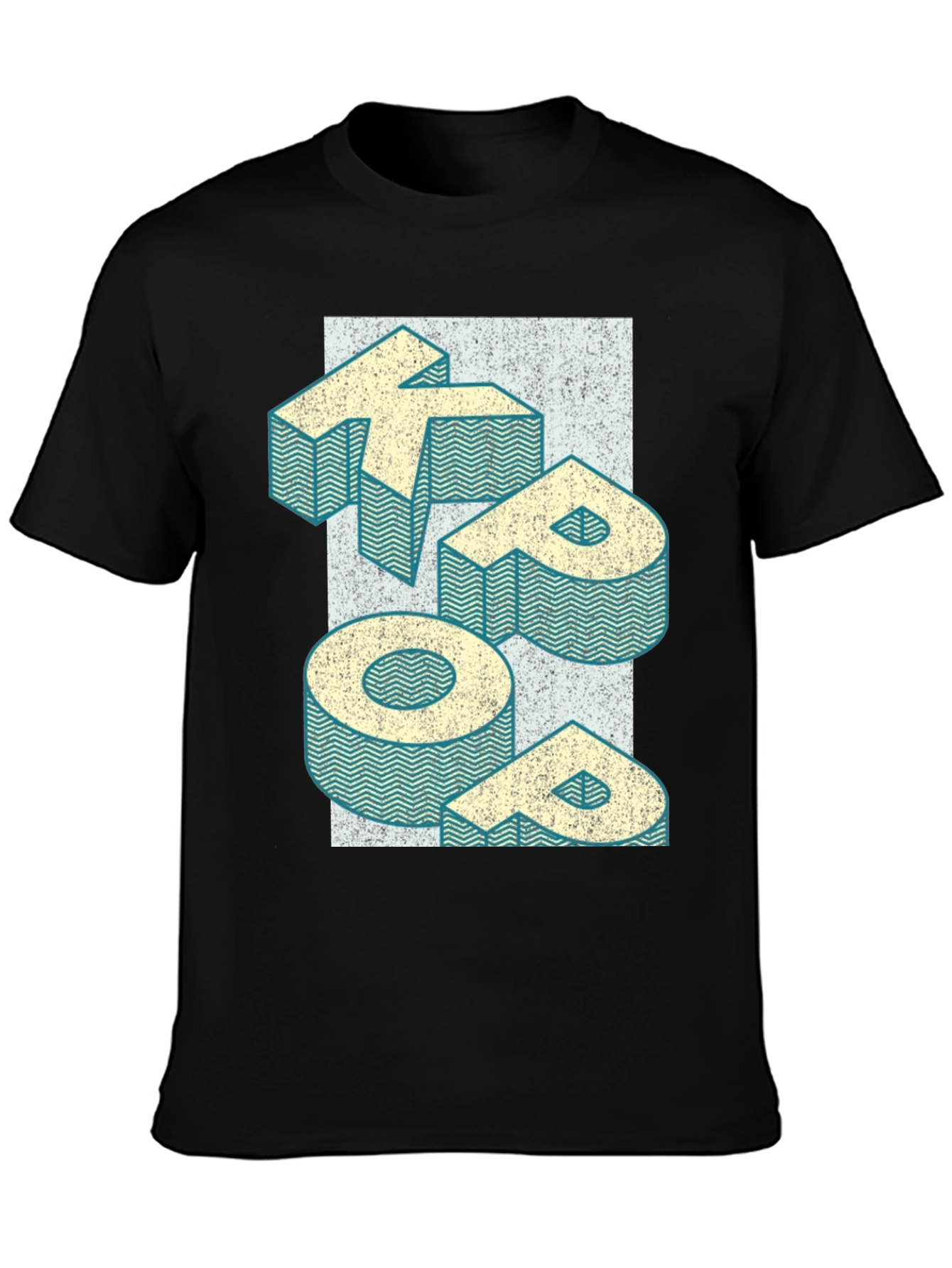 Retro KEEP GOING Graphic Tee - Black