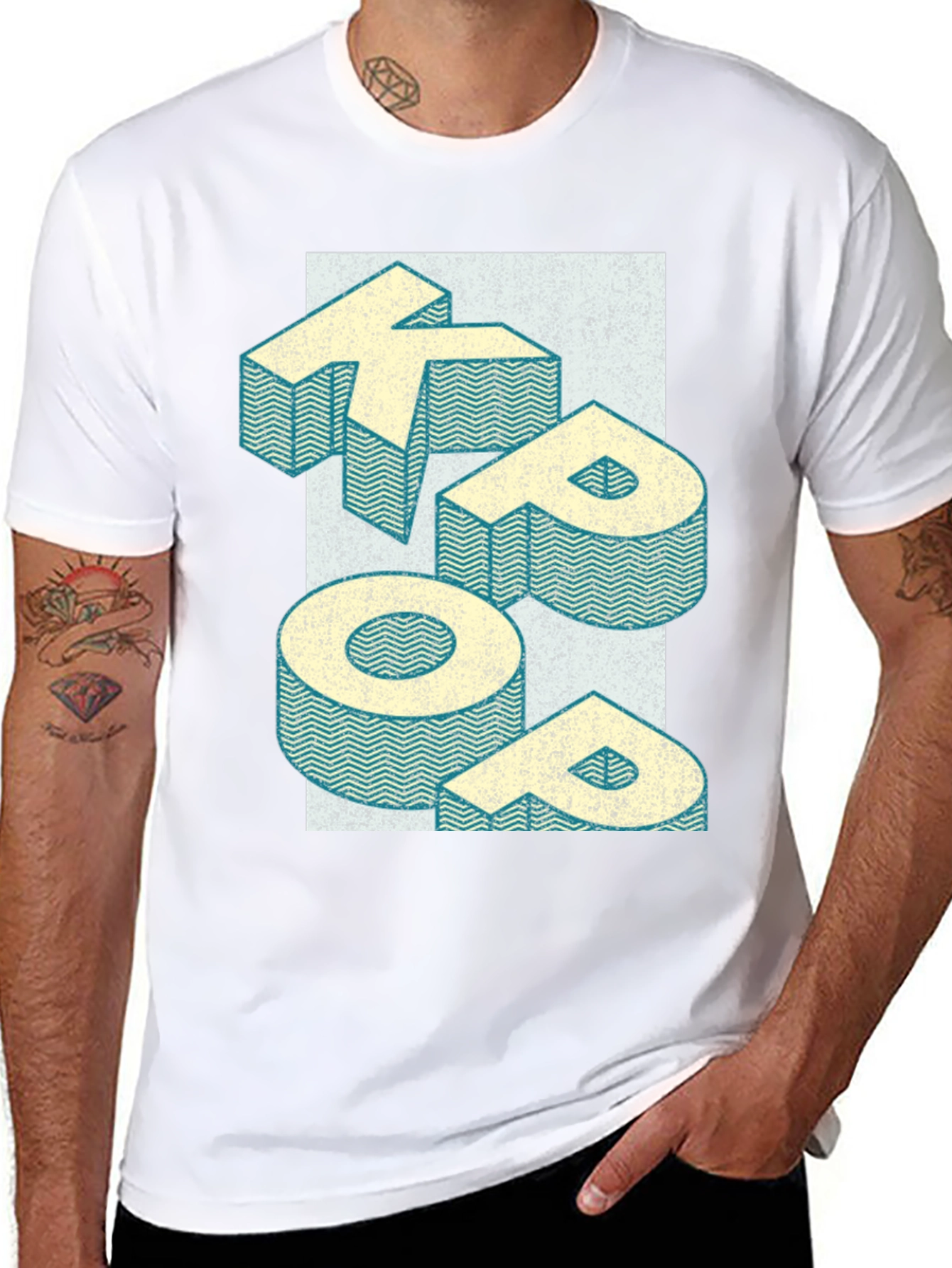 Retro KEEP GOING Graphic Tee - Black