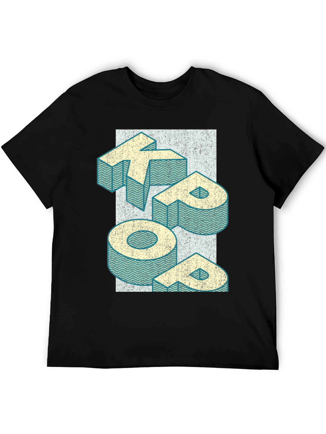 Retro KEEP GOING Graphic Tee - Black