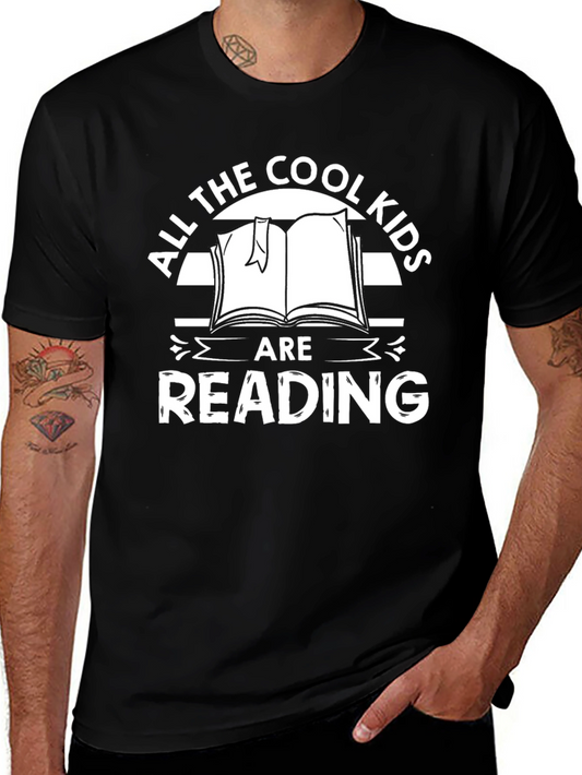 Cool Kids Reading T-Shirt - Book Lover Tee