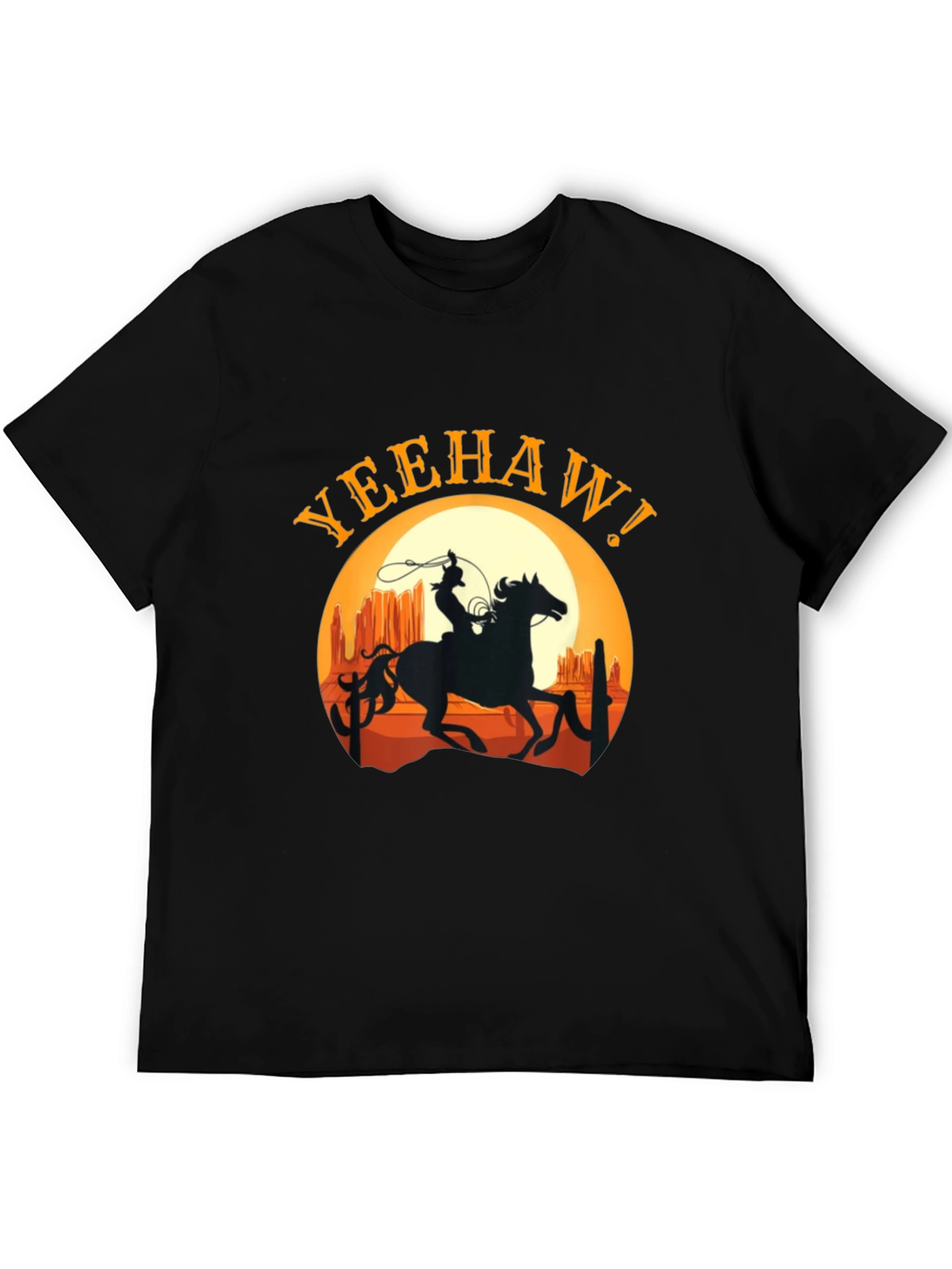 Yeehaw Cowboy Graphic Tee - Western Style T-Shirt