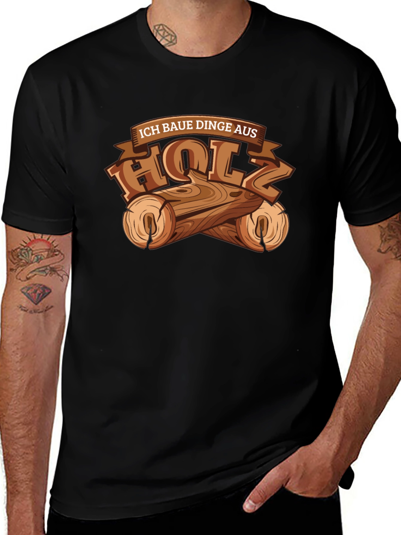 Ich Baue Dinge Aus Holz - Woodworking T-Shirt