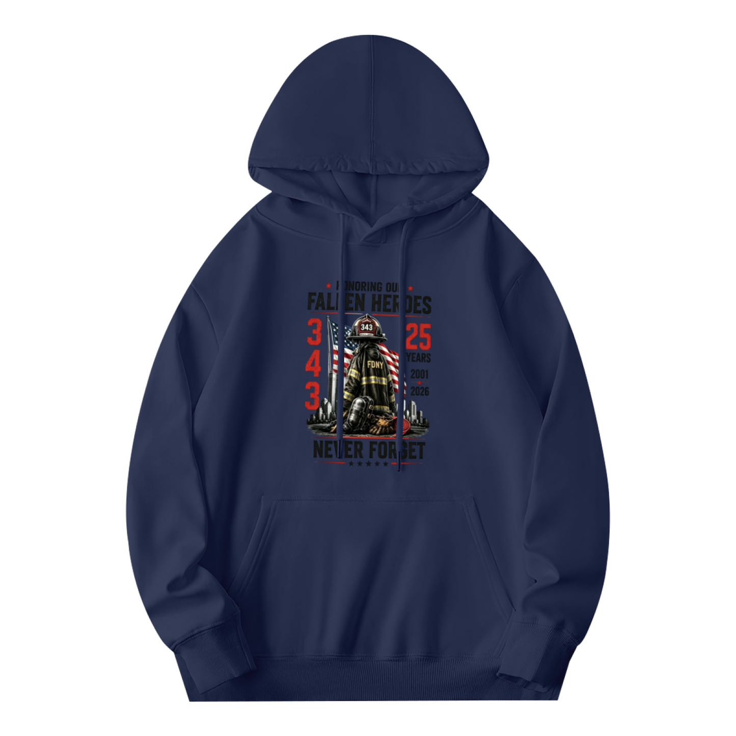 Honoring Fallen Firefighter Heroes 9?11 Commemorative Hoodie
