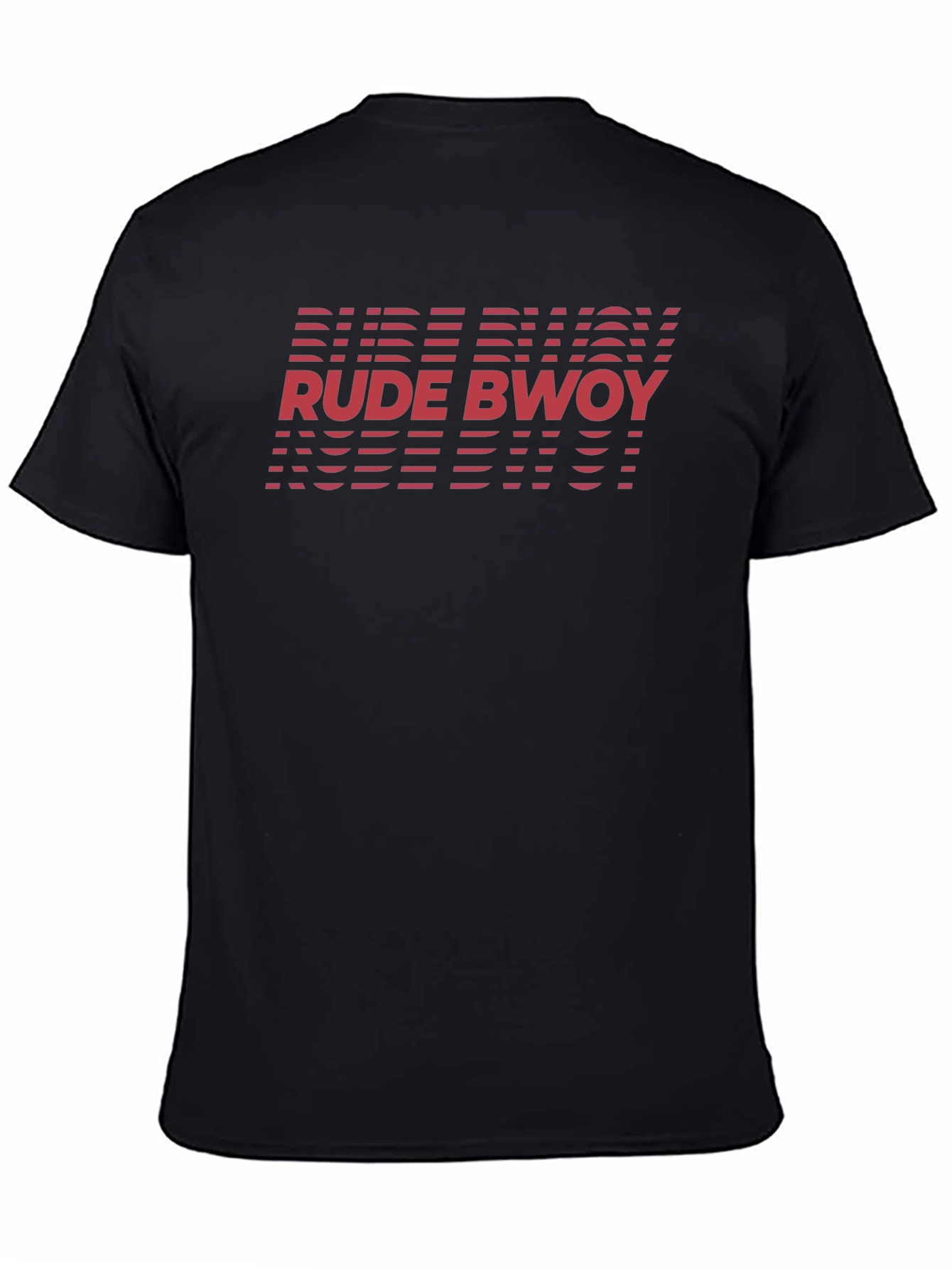 Rude Bwoy Graphic Tee - Black Cotton T-Shirt