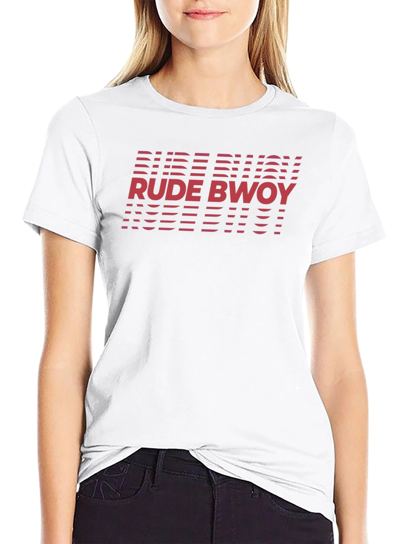 Rude Bwoy Graphic Tee - Black Cotton T-Shirt