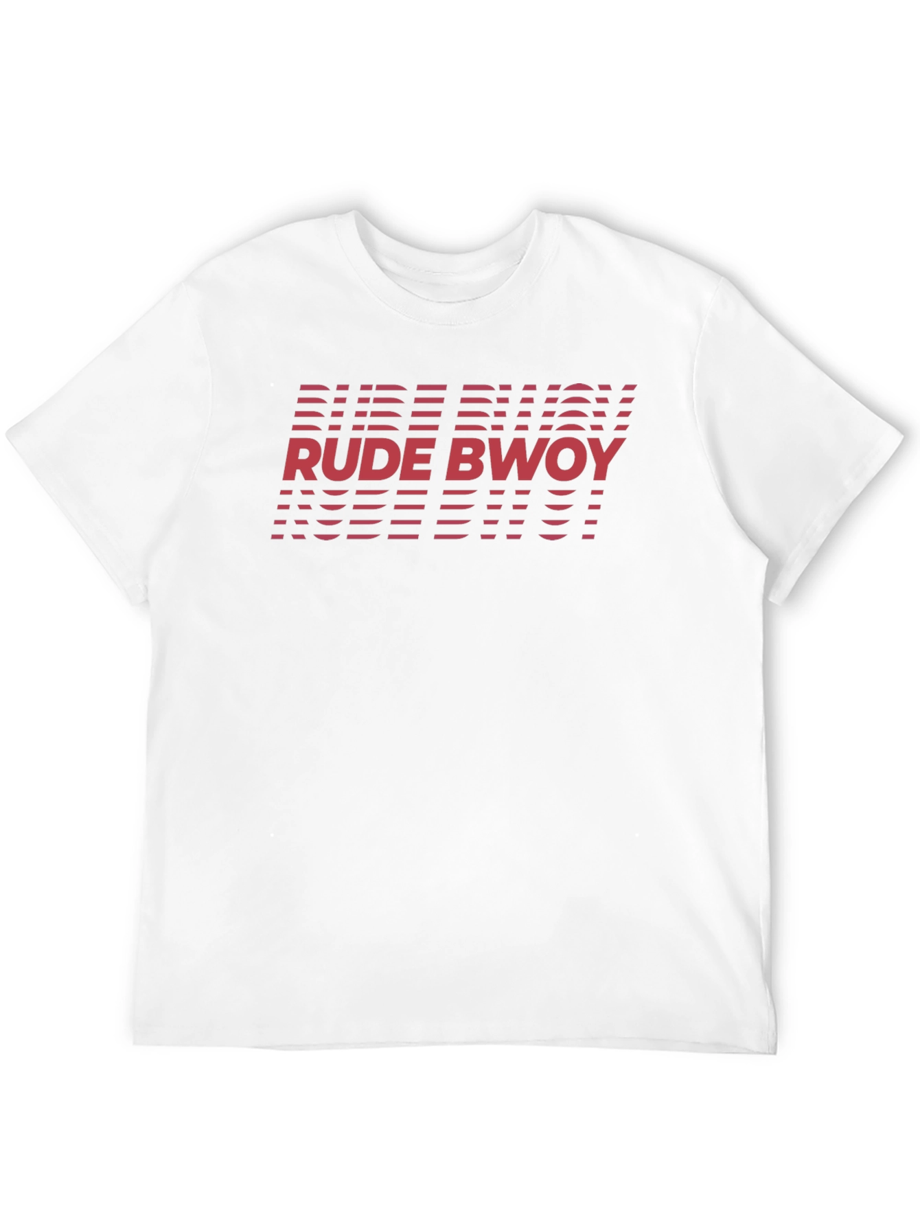 Rude Bwoy Graphic Tee - Black Cotton T-Shirt