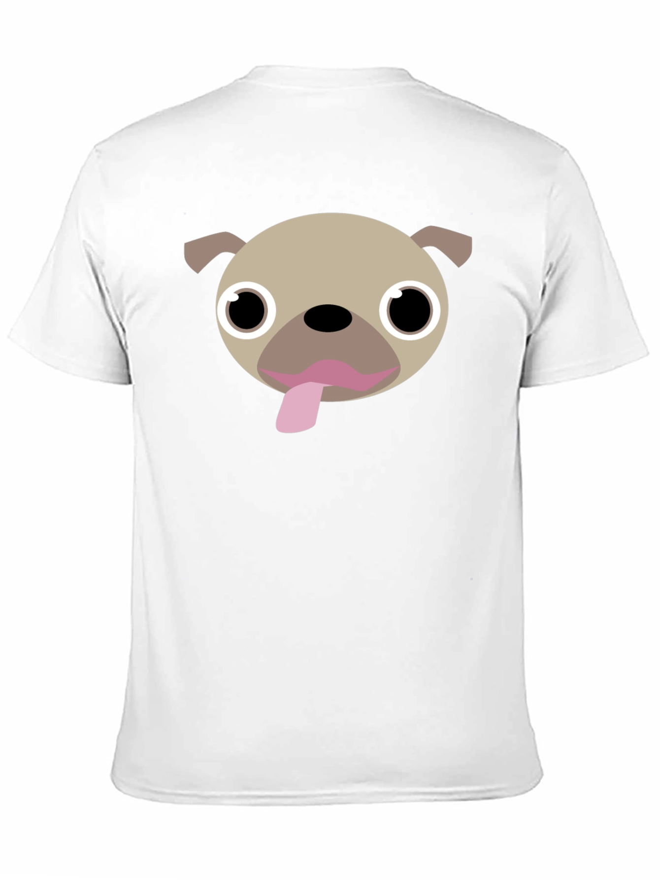 Pug Face Graphic Tee - Fun Dog Lover T-Shirt