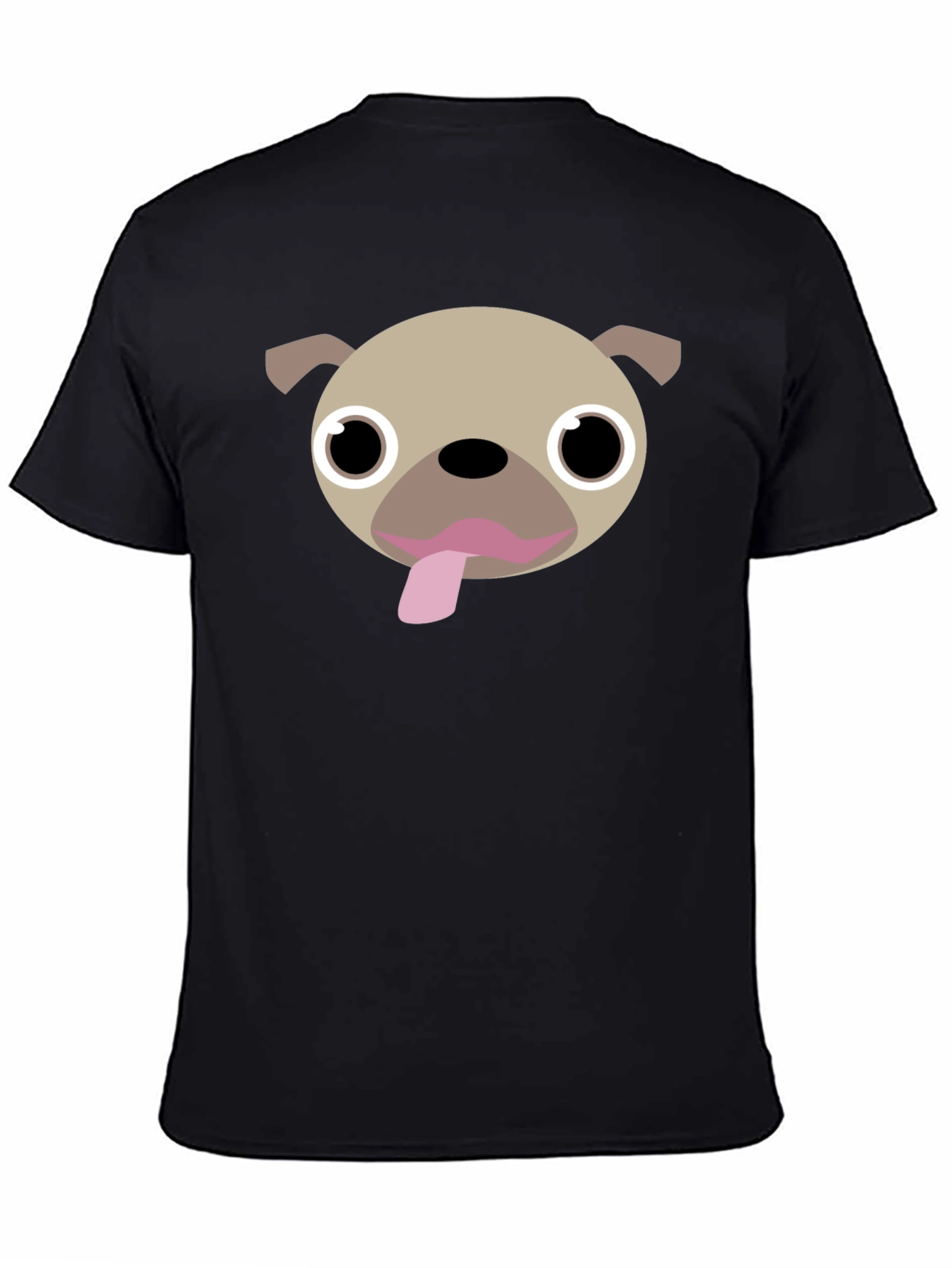Pug Face Graphic Tee - Fun Dog Lover T-Shirt